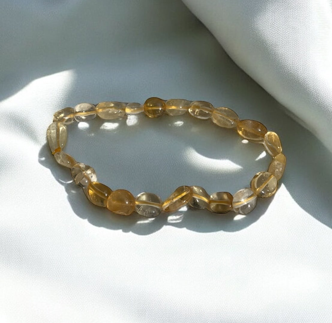 Citrine Nugget Bracelet