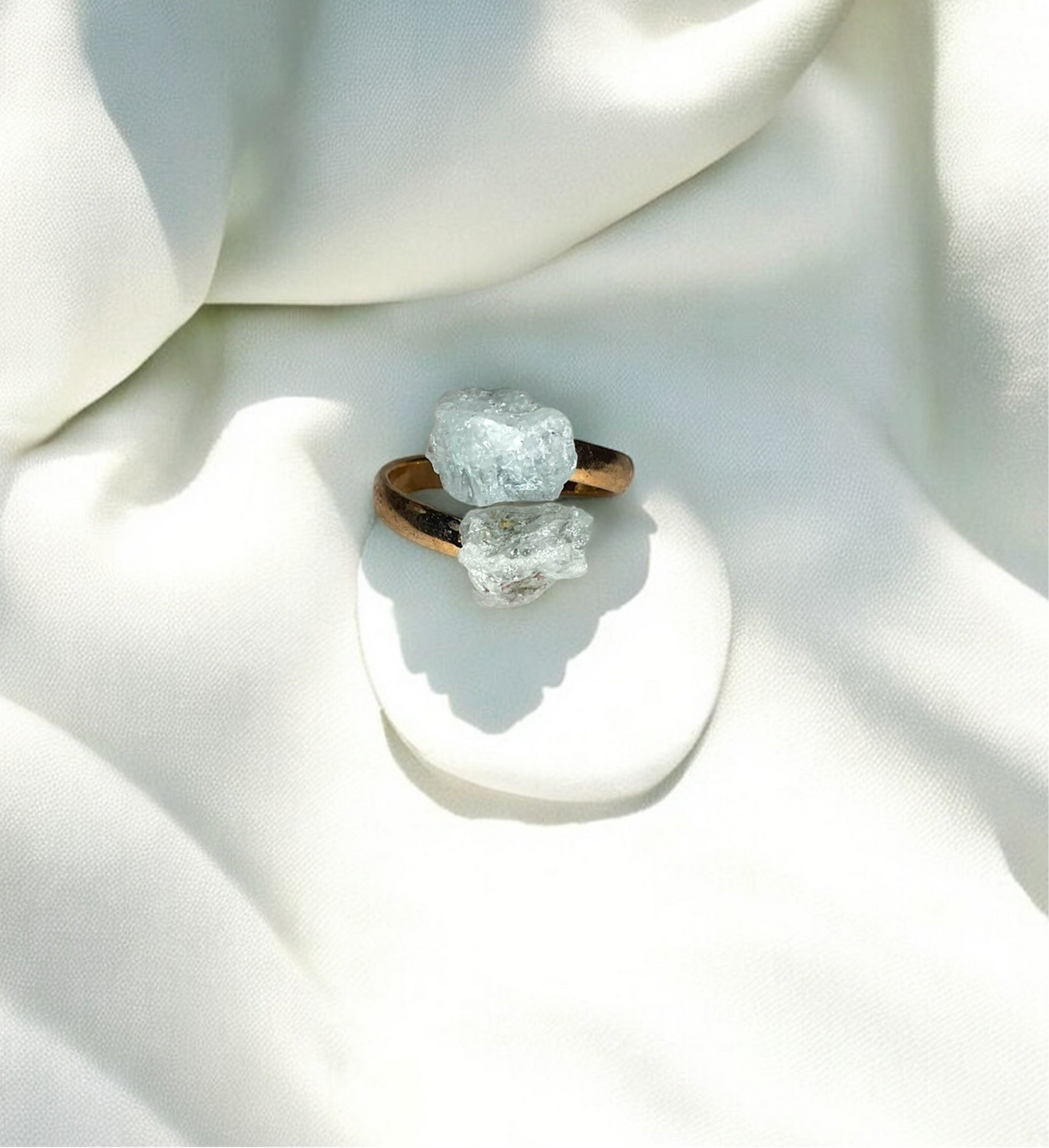 Aquamarine Adjustable Ring