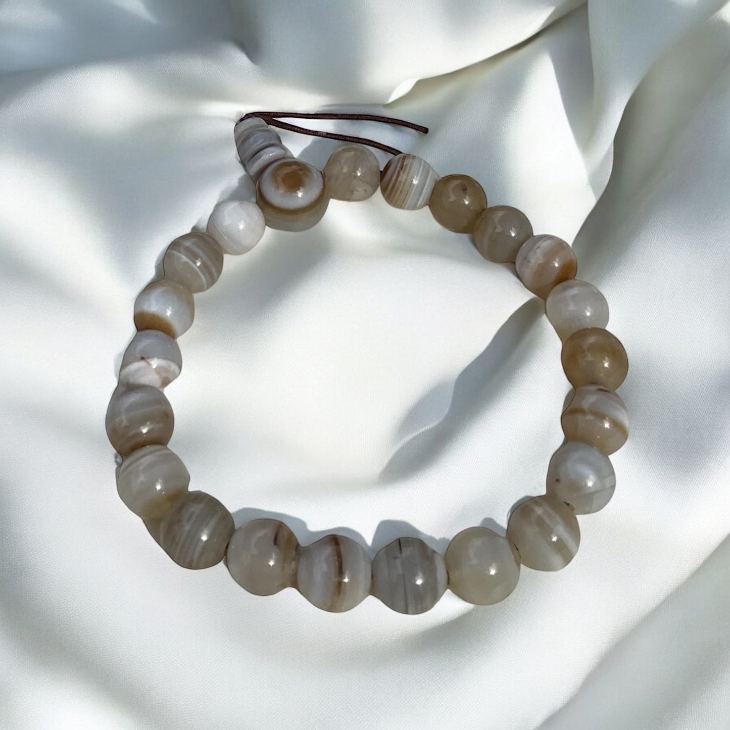 Natural Agate Power Bracelet