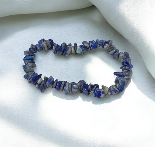 Lapis Lazuli Chip Bracelet