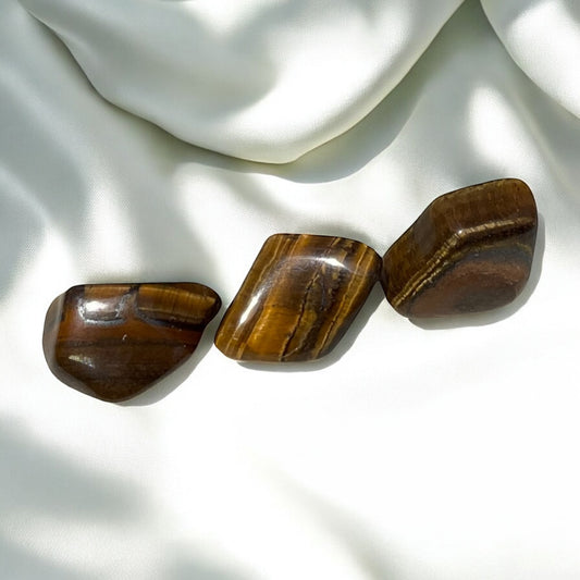 Gold Tiger Eye Tumbled Stone