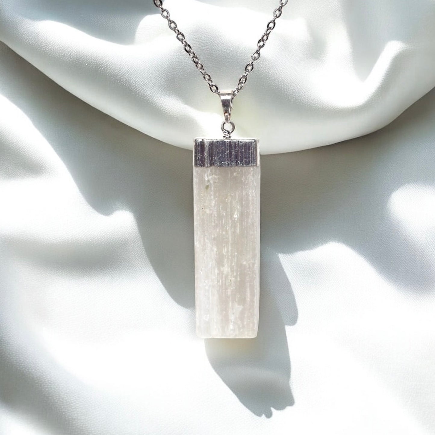 Selenite Drip Necklace
