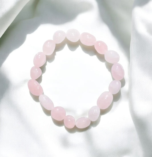 Rose Quartz Nugget Bracelet