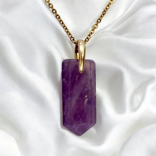 Amethyst Polished Necklace