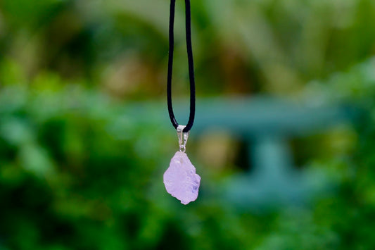 Rose Quartz Rough Necklace