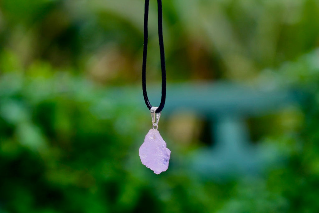 Rose Quartz Rough Necklace