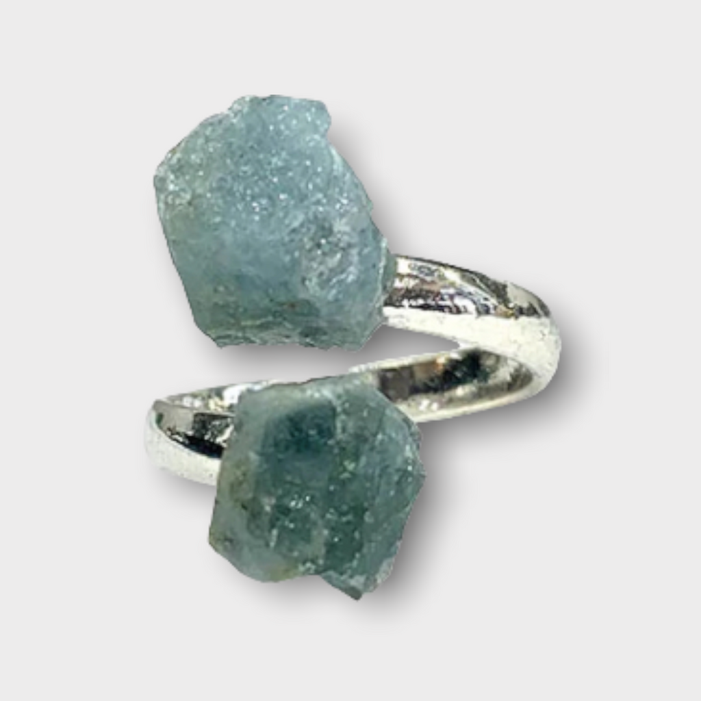 Aquamarine Adjustable Ring