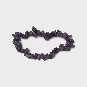 Amethyst Chip Bracelet