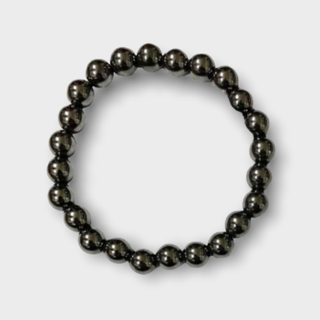 Hematite Round Bracelet