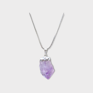 Amethyst Raw DRIP Necklace