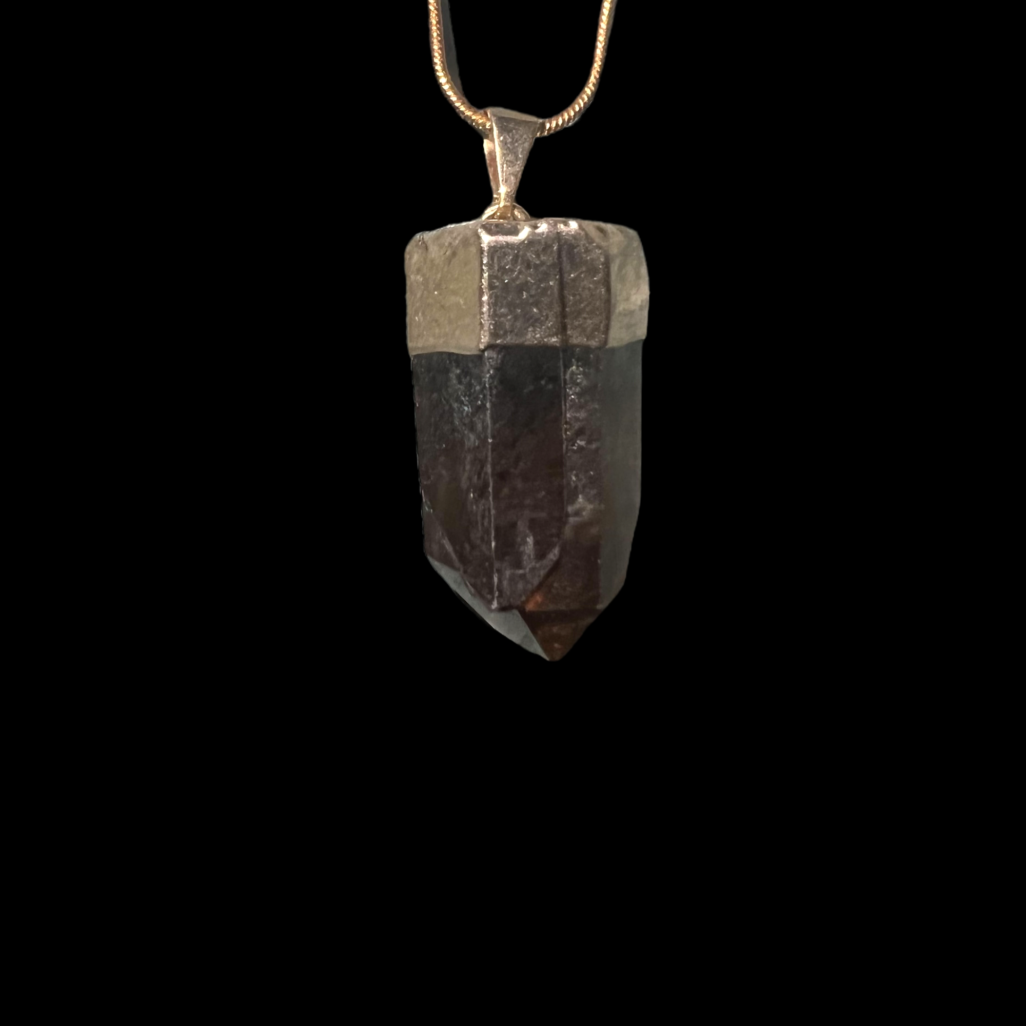 Smoky Quartz Drip Necklace