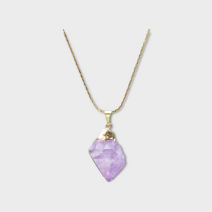 Amethyst Raw DRIP Necklace