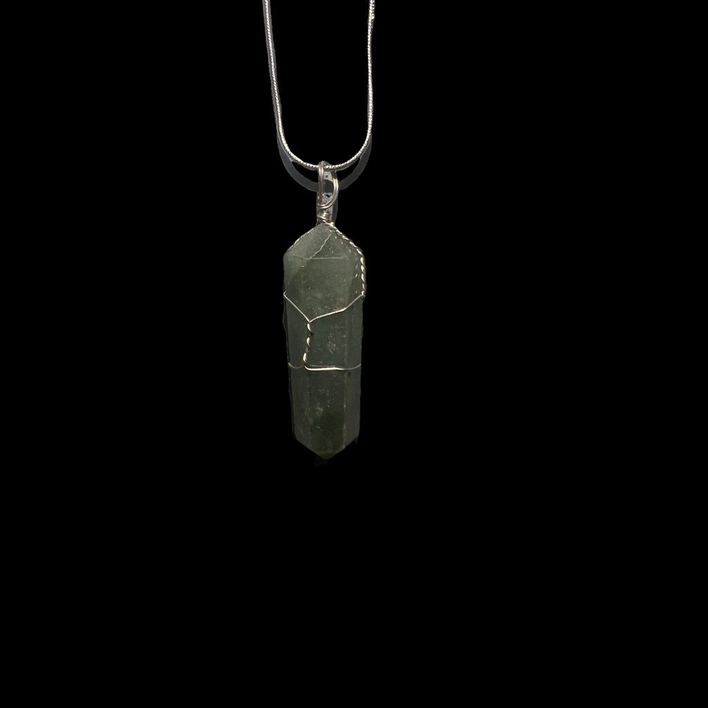 Green Aventurine Wrap Necklace