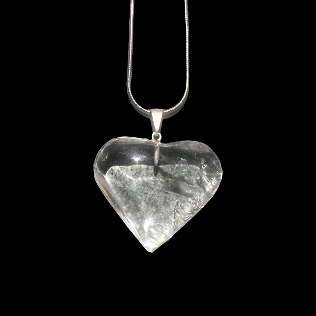 Quartz Heart Necklace