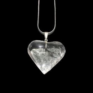 Quartz Heart Necklace