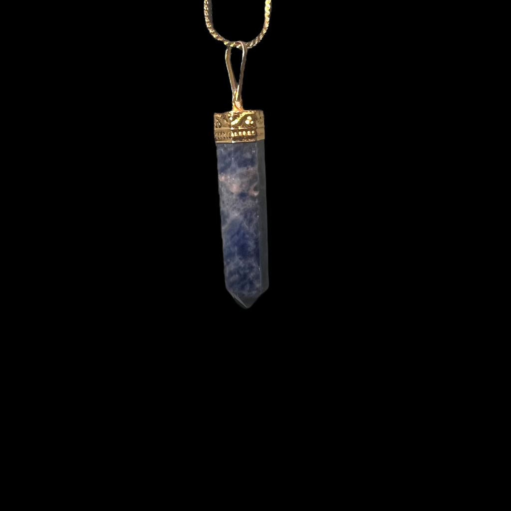 Sodalite Point Necklace