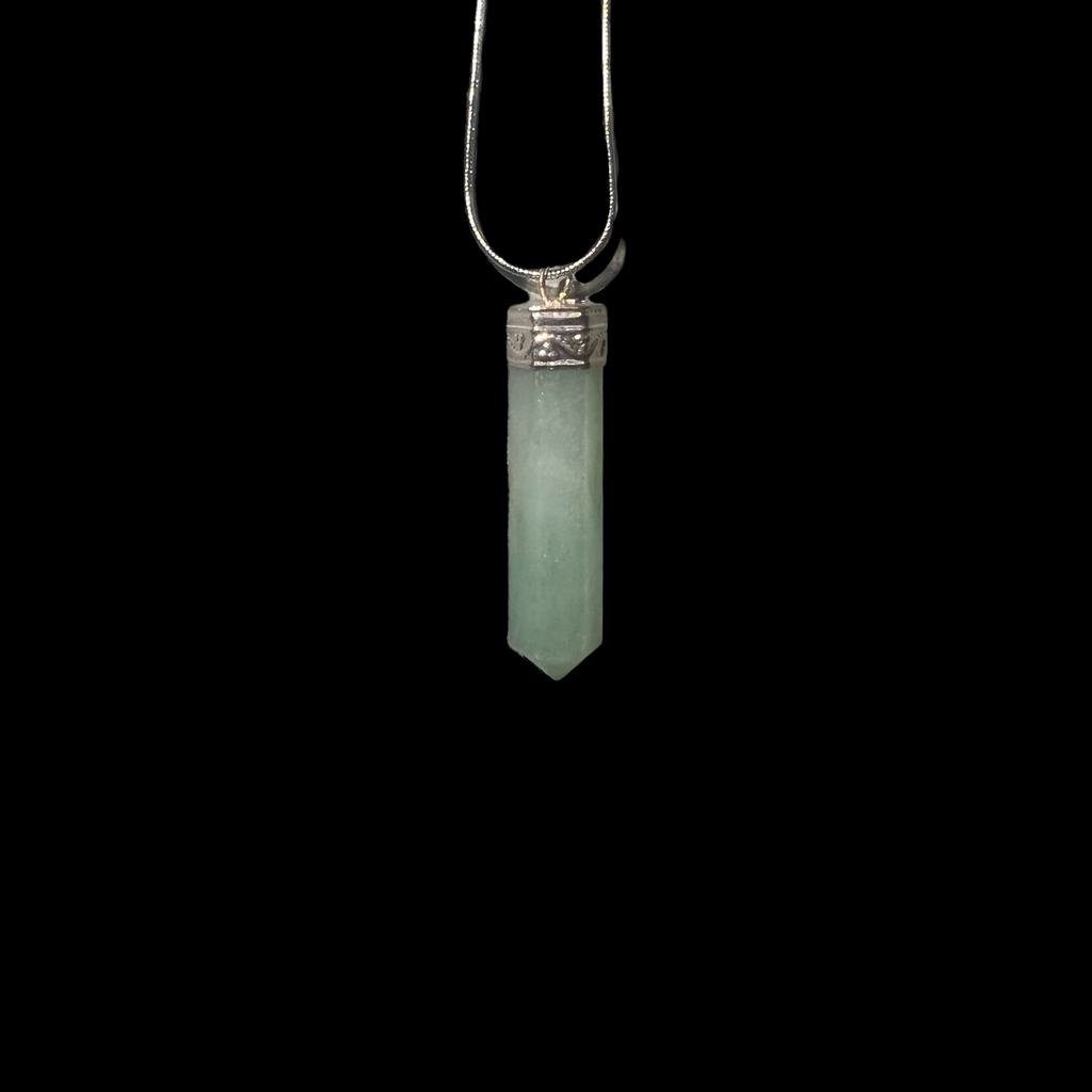 Green Aventurine Point Necklace