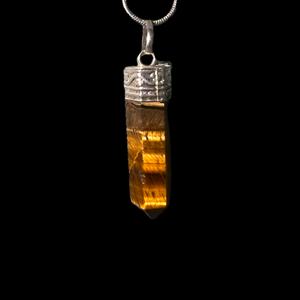 Tiger Eye Point Necklace