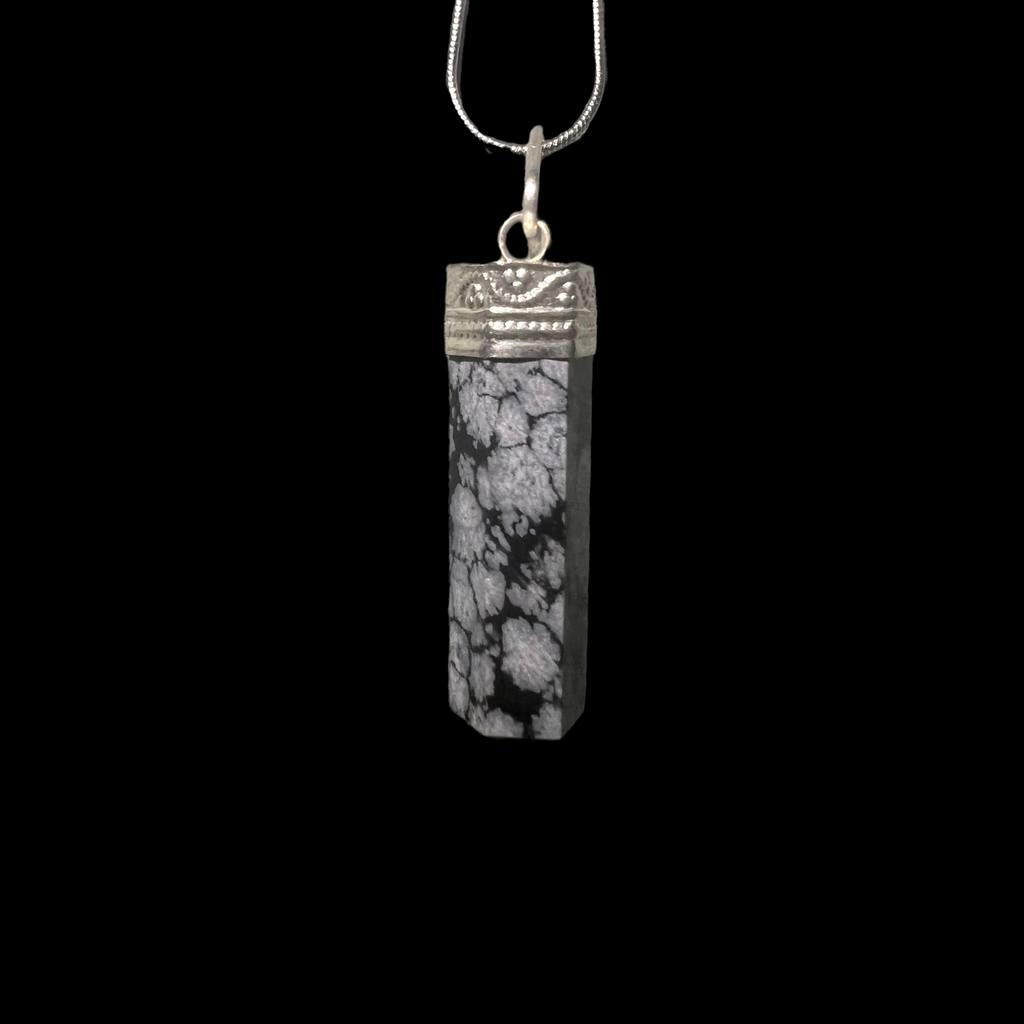 Obsidian Point Necklace