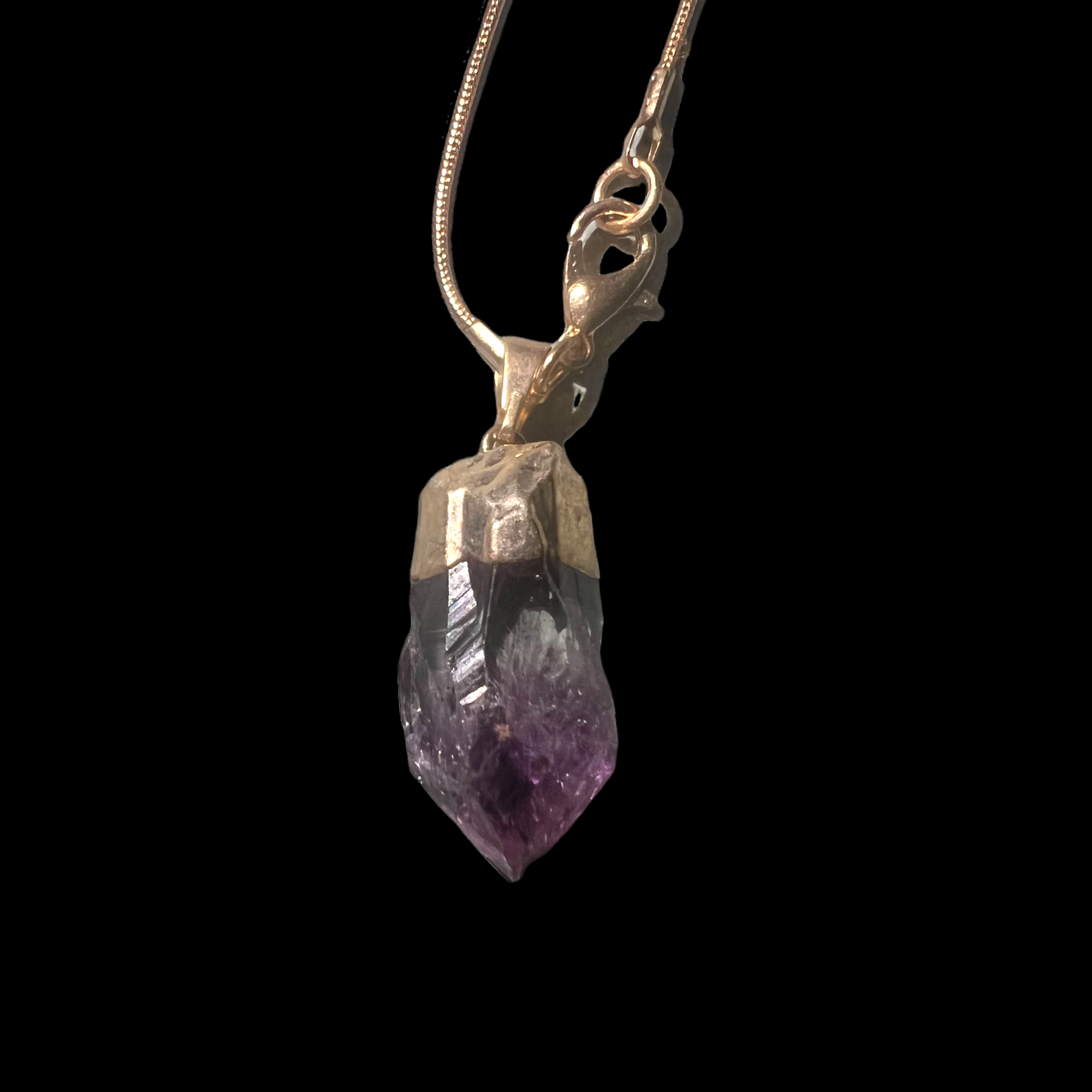 Amethyst Raw DRIP Necklace